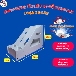 (Mã 1) Giá Khay Kệ Đựng Tài Liệu Văn Phòng 1-2-3 Ngăn Đựng Sách Vở Để Bàn Học Bàn Làm Việc Chắc Chắn