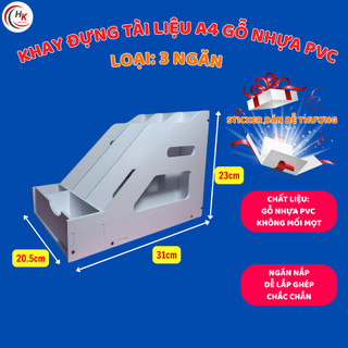 (Mã 1) Giá Khay Kệ Đựng Tài Liệu Văn Phòng 1-2-3 Ngăn Đựng Sách Vở Để Bàn Học Bàn Làm Việc Chắc Chắn