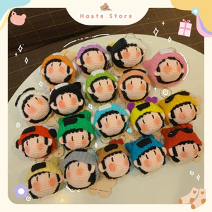 Móc Khoá Len Cô Bé Mùa Đông Unisex Đội Nón Handmade Dễ Thương