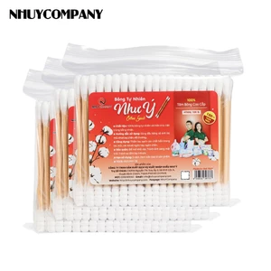 Combo 3 gói tăm bông người lớn thân trúc Như Ý (G/100 cây)