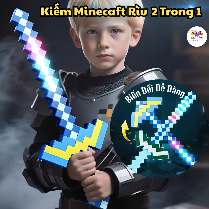 Bộ Đồ Chơi Kiếm Minecraft Rìu 2 Trong 1 Cho Bé Trai – Đồ Chơi Nhập Vai ...