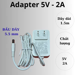 Adapter 5V - 2A DC dây dài 1.5m #adapter #adapter5v #adapter2a
