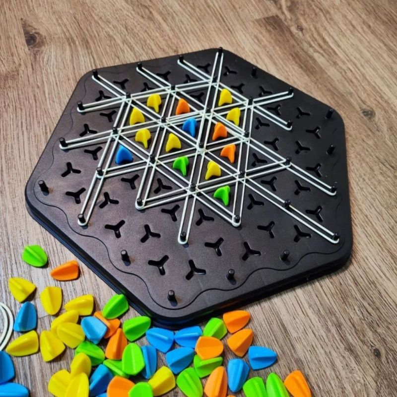 Trẻ em Triangle Chain Cờ vua Trò chơi bảng xã hội Hình học Logic Suy nghĩ Đường kết nối Bài đố Chiến lược não Trò chơi B