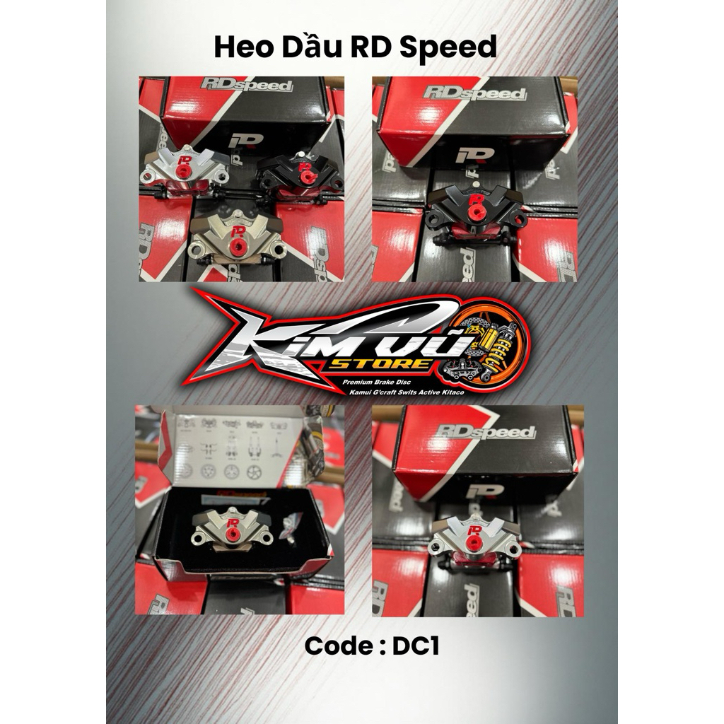 Heo Dầu RD Speed 2 Pis, Thiết kế thể thao, dễ dàng lắp đặt - Kim Vũ ...