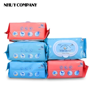 Combo 5 gói khăn ướt cao cấp Ny Baby Care Plus+ 125gr Như Ý (Màu ngẫu nhiên)