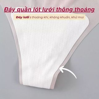 COMBO 6 Quần lót nữ đúc su không đường may lụa băng siêu mỏng tàng hình không lộ viền DEVARI L617