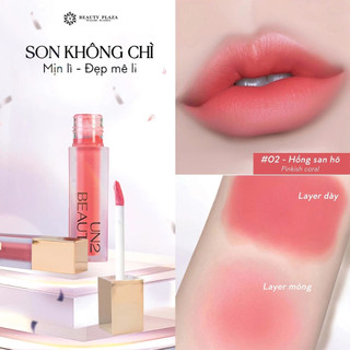 Son Lì UN2 Beauty Soft Liquid Lipstick Elixinhstore, Son Kem Lì Mịn Cao Cấp Chất Lượng