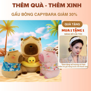 [Mua 1 Tặng 1] IK Gấu Bông CHUỘT CAPYBARA Đeo Túi Êm Mịn Cao Cấp Loại 1 G25
