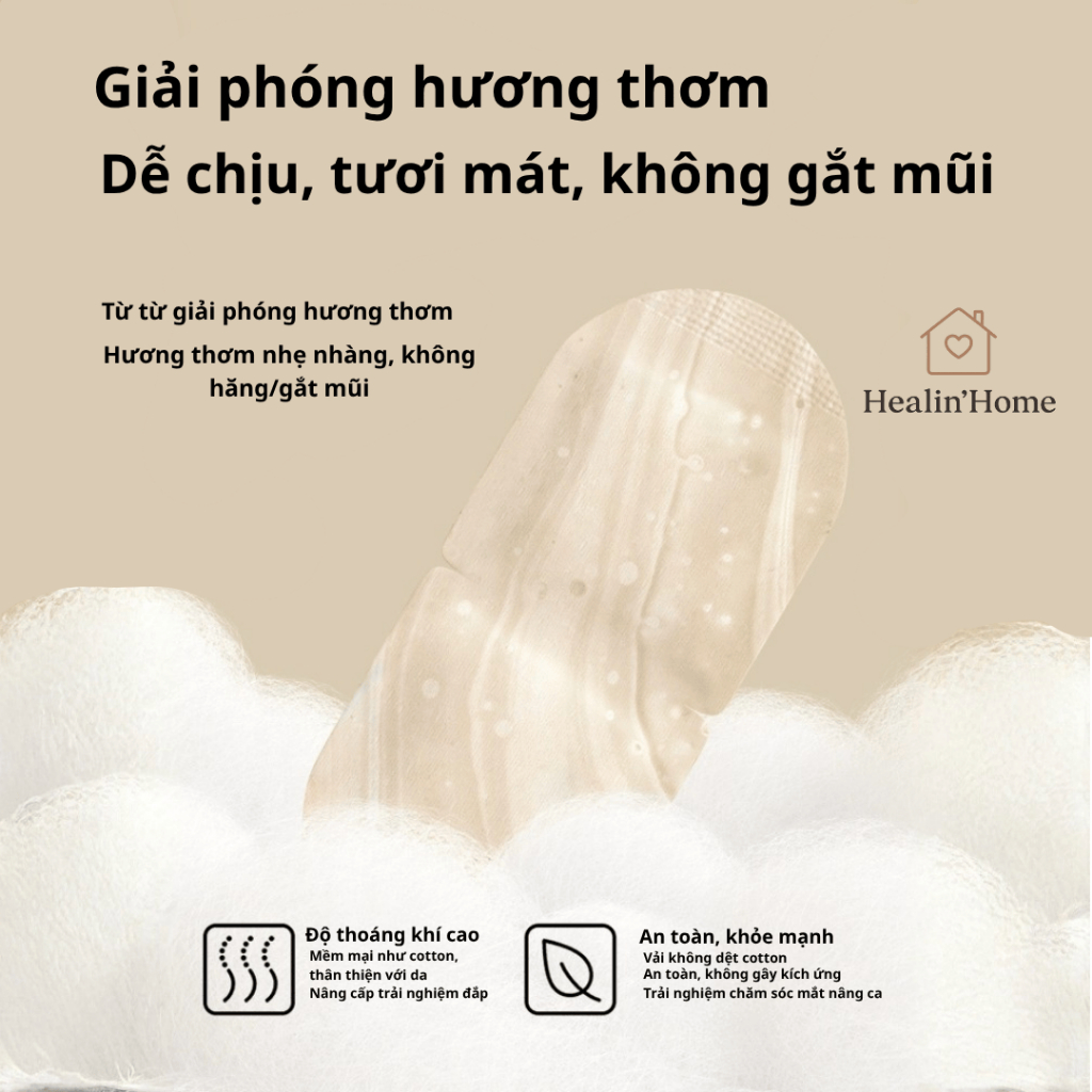 Ấm - [10 Tặng 1] 20 Miếng Mặt Nạ Chườm Ấmắt 43 Độ C – Giảmỏi Mắt