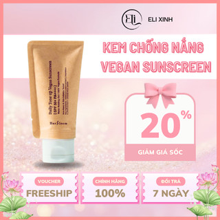 Kem Chống Nắng Daily Tone Up Vegan Suncream SPF 50 PA++++ Elixinhstore, Kem Chống Nắng Nâng Tông