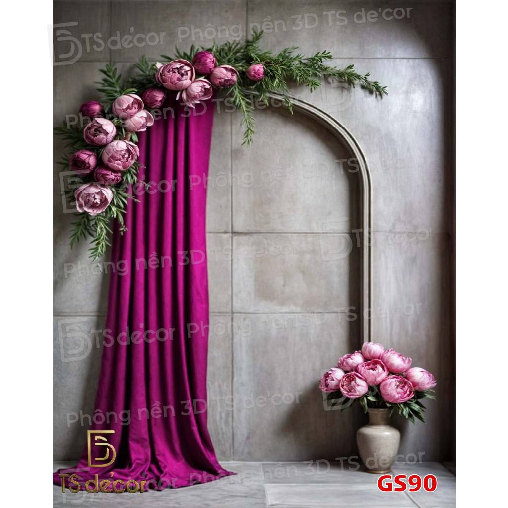 Phông Nền 3D 5D Chủ Đề Dịp Lễ Giáng Sinh, Làm Background Concept Chụp Ảnh Checkin Studio