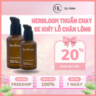 Tinh chất veggie vita pore fit ampoule Thương hiệu: Herbloom 30ml/chai ( điều tiết bã nhờn se khít lỗ chân lông )