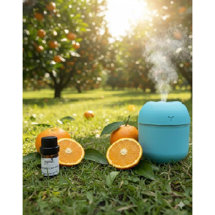 COMBO MÁY XÔNG TINH DẦU + 10mL TINH DẦU