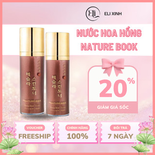 Nước Hoa hồng Nature Book The Nature Book Mesla Skin Toner Elixinhstore, Toner Dưỡng Trắng Ngừa Nám