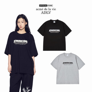 Áo Thun ADLV AC Bear Paint dáng oversized màu đen/muối tiêu - Hàng chính hãng