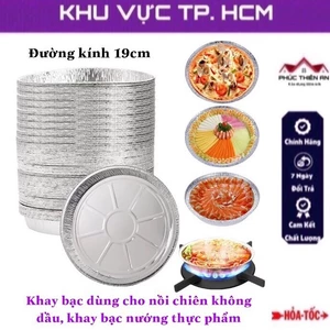 Combo 10 Khay bạc dùng cho nồi chiên không dầu, khay bạc nướng thực phẩm - đa năng, tiện dụng