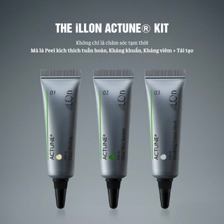 Bộ peel trị mụn The iLLON Actune Kit 5ml – Làm sạch sâu, kiểm soát dầu, ngăn mụn tái phát