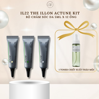 Bộ peel trị mụn The iLLON Actune Kit 5ml – Làm sạch sâu, kiểm soát dầu, ngăn mụn tái phát