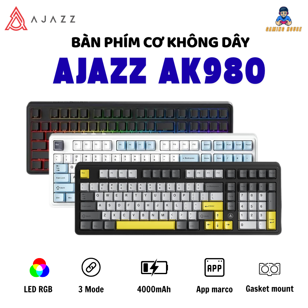 Bàn phím cơ Ajazz AK980