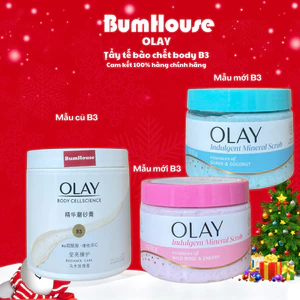 Tẩy tế bào chết OLAY BODY CELLSCIENCE B3+ Vitamin C/ B3 BHA Hỗ Trợ Sáng Da, Làm Sạch Da Chết 200g 311g