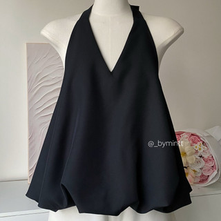 Onion Top | Áo cổ yếm hở lưng dáng bí phong cách nhẹ nhàng, nữ tính | Bymintt