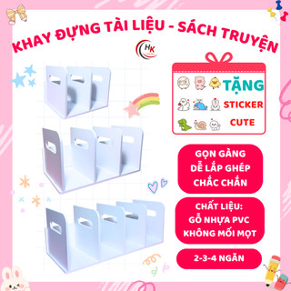 (Mã 3) Kệ Khay Đựng Sách Vở, Kệ Đựng Tài Liệu Để Bàn 2-3-4 Giá Đựng Sách Vở Để Bàn Học Cao Cấp