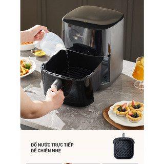 Nồi chiên không dầu 6L Joyoung JAF-579 - Công suất 2100W - 2 cửa sổ quan sát