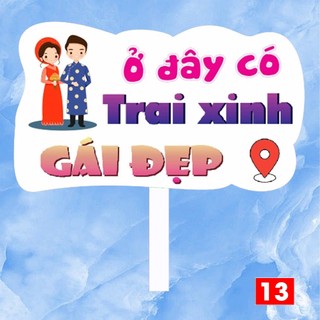 [Mua 10 Tặng 1] Hashtag cầm tay đám cưới, hashtag chụp ảnh cưới - Tặng kèm tay cầm - Giá rẻ tại xưởng