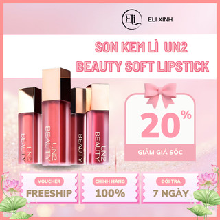 Son Lì UN2 Beauty Soft Liquid Lipstick Elixinhstore, Son Kem Lì Mịn Cao Cấp Chất Lượng