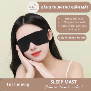 Băng thun thư giãn mắt mặt nạ mắt sleep mast chống ánh sáng, giúp dễ ngủ, thư giãn mắt
