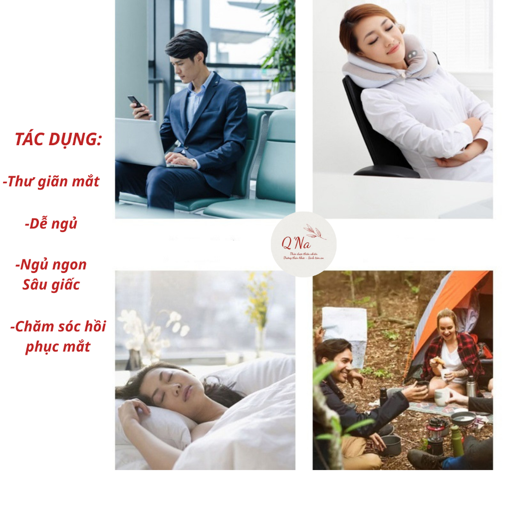 Băng thun thư giãn mắt mặt nạ mắt sleep mast chống ánh sáng, giúp dễ ngủ, thư giãn mắt
