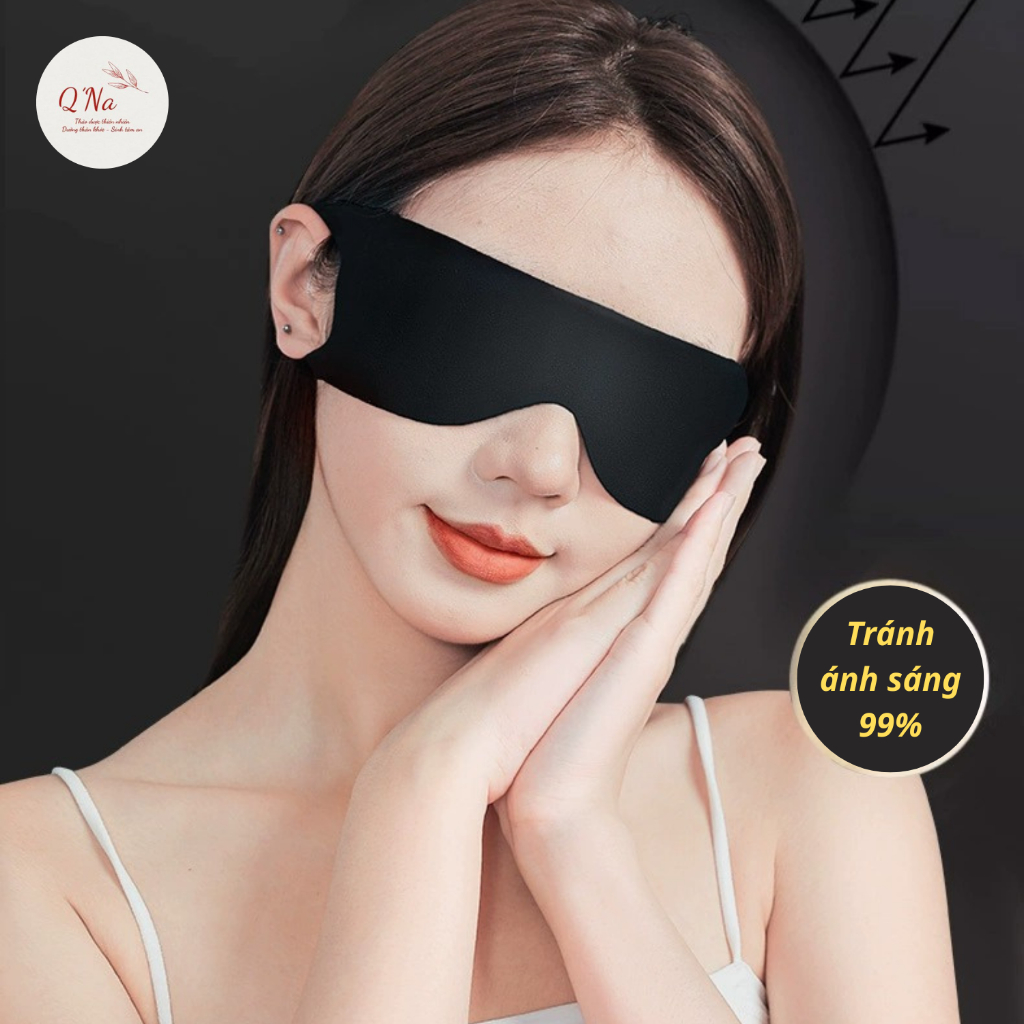 Băng thun thư giãn mắt mặt nạ mắt sleep mast chống ánh sáng, giúp dễ ngủ, thư giãn mắt
