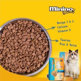 [ Thùng 6 gói ] Minino Tuna - Minino Yum 1,3kg/1,5kg Mèo mọi lưới tuổi, hạt dễ ăn