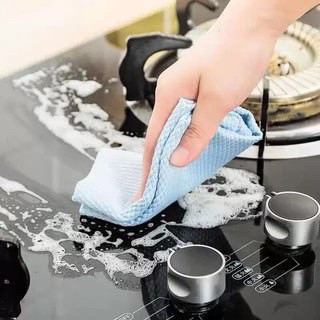 Combo 3 Khăn lau đa năng cao cấp dạng vảy cá - mềm mịn, siêu thấm hút