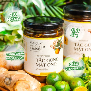 [Combo Tắc Gừng-Gấc] Lạc Yên Foods Gồm Tắc Gừng Mật Ong + Gấc Chanh Dây + Kèm Quà Tặng