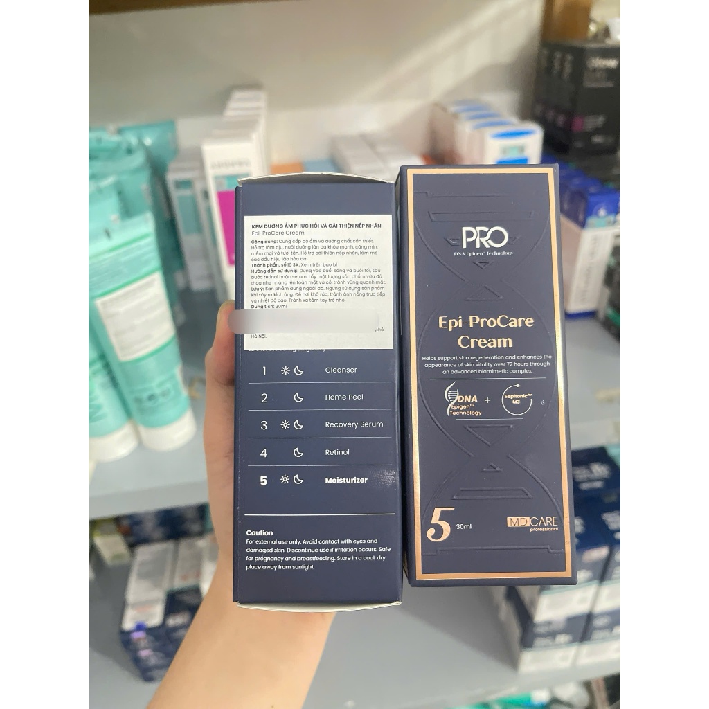[HÀNG CTY] Kem dưỡng MD Care Epi-Procare Cream 30ml Dưỡng Ấm, Phục Hồi, Giảm Nếp Nhăn