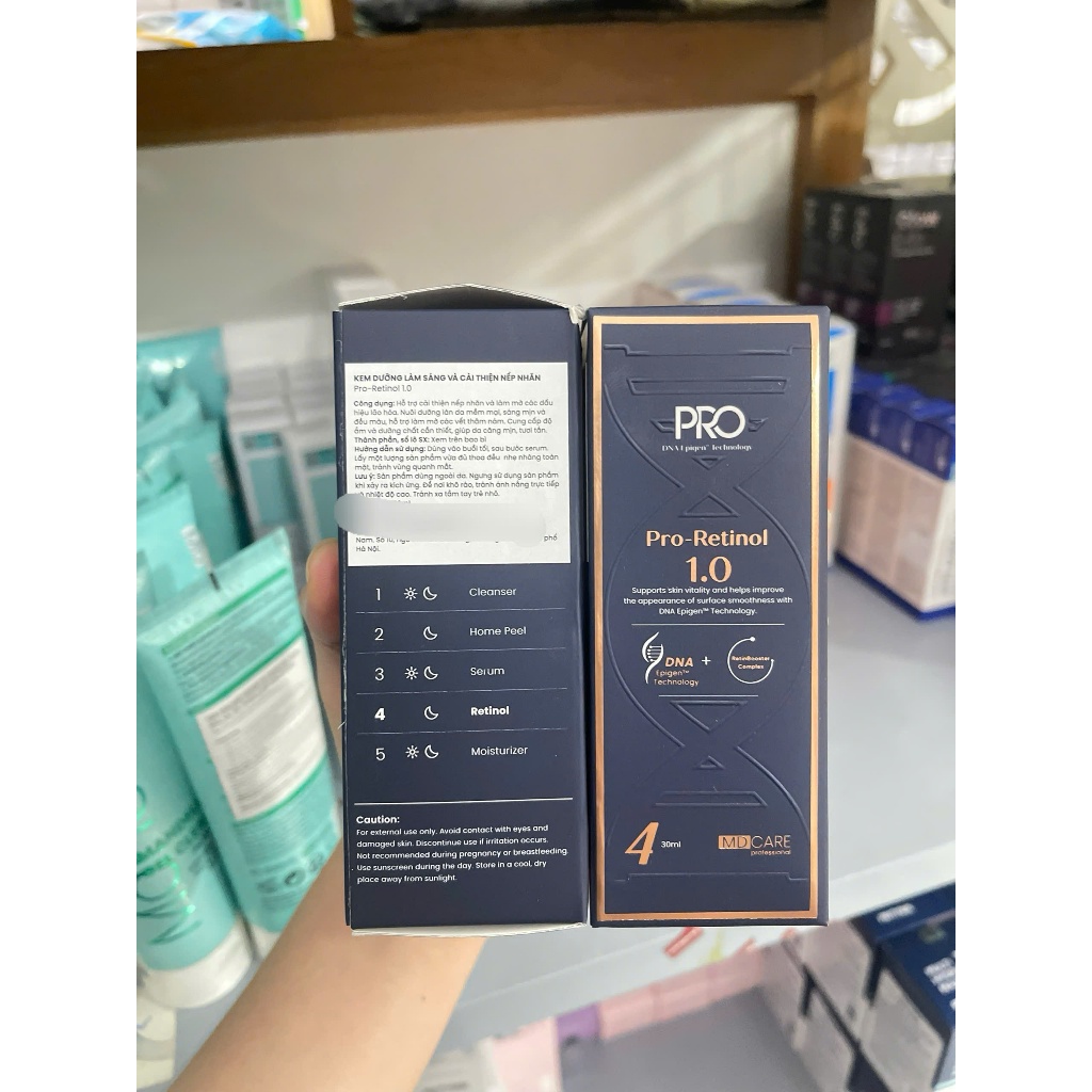 [HÀNG CTY] Kem dưỡng Trẻ Hóa Da, Dưỡng Sáng Da MD CARE Pro-Retinol 0.6/ Pro-Retinol 1.0 30ml
