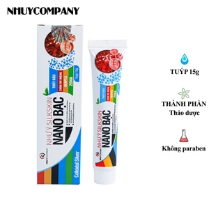 Kem bôi Như Ý Silkskin Nano bạc (Hộp 1 Tuýp 15gr)
