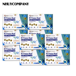khẩu trang y tế 4 lớp vải lọc cao cấp Như Ý, 5 màu, không xù lông, không bí thở