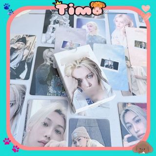 Card Fandmade Kpop Lomo Hologram Hộp 50-55 Tấm Lomo Bo Góc Ảnh Timo QT110