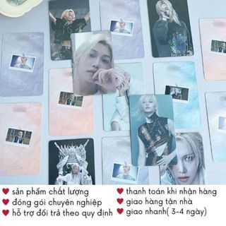 Card Fandmade Kpop Lomo Hologram Hộp 50-55 Tấm Lomo Bo Góc Ảnh Timo QT110