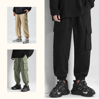 [MỞ BÁN] Quần kaki nam túi hộp cạp chun, quần dài nam Jogger kaki bo gấu hách dáng che khuyết điểm K08
