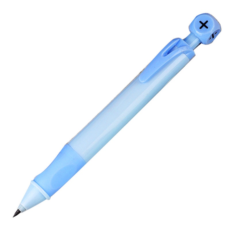 Bút chì kim học sinh 2.0mm màu xanh pastel dễ thương – bút tự động luyện chữ đẹp, viết êm tay