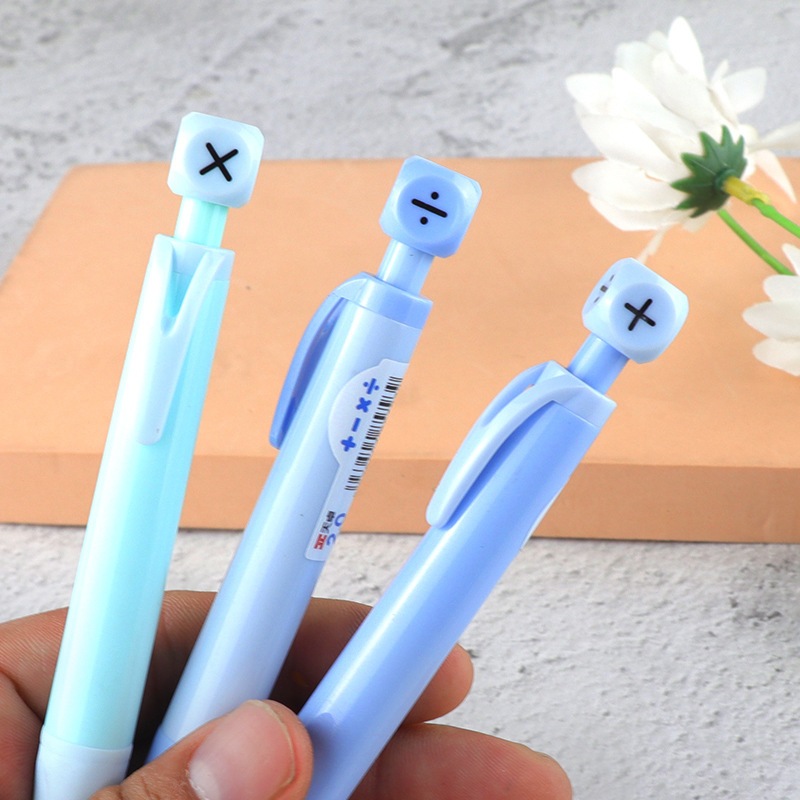 Bút chì kim học sinh 2.0mm màu xanh pastel dễ thương – bút tự động luyện chữ đẹp, viết êm tay