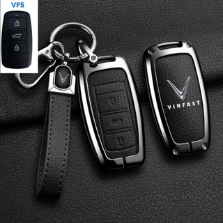 (VF5 - Lino Green 3  Nút) Ốp Bảo vệ chìa khoá  Smartkey xe điện Vin.Fast  VF5 Limo green 3 nút