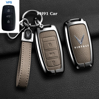 (VF5 - Lino Green 3  Nút) Ốp Bảo vệ chìa khoá  Smartkey xe điện Vin.Fast  VF5 Limo green 3 nút