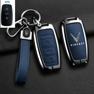 (VF5 - Lino Green 3  Nút) Ốp Bảo vệ chìa khoá  Smartkey xe điện Vin.Fast  VF5 Limo green 3 nút
