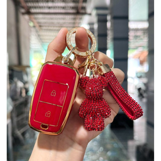 VF3 - 2 Nút)Combo Ốp bảo vệ chià khoá Vin Fastt  VF3