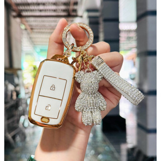 VF3 - 2 Nút)Combo Ốp bảo vệ chià khoá Vin Fastt  VF3