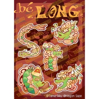 STICKER linh vật thần thoại truyền thuyết hư cấu Việt Nam